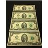 Image 1 : TWO DOLLAR USA SEQUENTIAL BANKNOTES