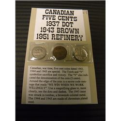 CANADAIN COLLECTOR NICKEL COLLECTION