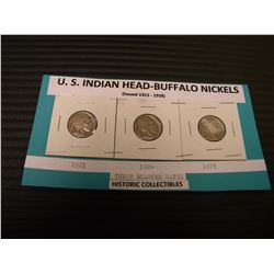 U.S INDIAN HEAD 5 CENT COINGS
