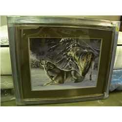 23961-NEW WINTERS EVENING SONG LIMITED EDITION PRINT(BY RANDY FEHR)