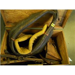 LOT OF VINTAGE WORK HORSE TACK
