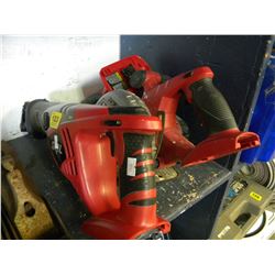 SKIL SAWZALL/CORDLESS SKIL SAW/LIGHT NO BATTERIES OR CHARGER