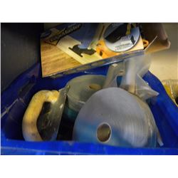 BOX OF MISC SEALER TAPE AND MISC