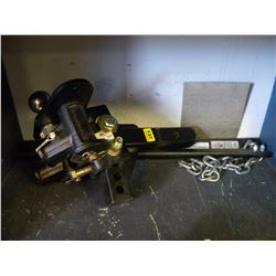 TOW HITCH WITH BALL AND SWAY BARS