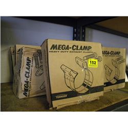 8 BOXES OF HEAVY DUTY EXHAUST CLAMPS