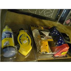 ADAPTER/RACE PEDAL PADS/CHALK KIT/2 WEEDWHACKER LINES