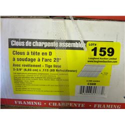 BOX OF GRIPRITE 2-3/8" WIRE WELD CLIP HEADS
