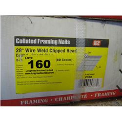 BOX OF GRIPRITE 2-3/8" WIRE WELD CLIP HEADS