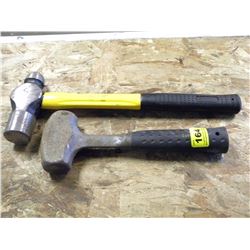 BALL PEAN HAMMER AND 4LB ESTWING SLEDGE