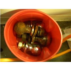 JAR OF HITCH BALLS