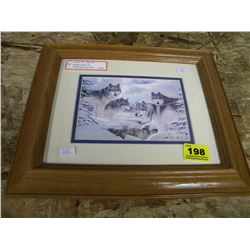 FRAMED PRINT (THE WOLF PACK) AMNERIS FERNANDEZ
