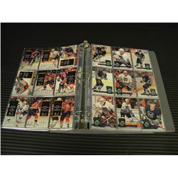 BINDER OF DON RUSS HOCKEY CARDS