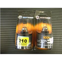 2 NEW NIGHTHAWK 9004 HALOGEN LIGHTS