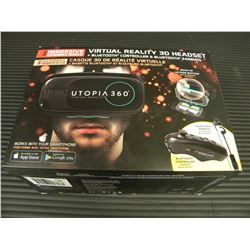 UTOPIA 360 VIRTUAL REALITY 3D HEADSEAT /W BLUETOOTH