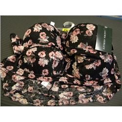 3 NEW LAURA ASHLEY SIZE M/L/XL FLORAL BRAS