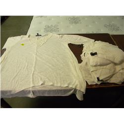 LOT OF NEW FRENCH LAUNDRY WOMENS WHITE LOOSE FIT TOPS