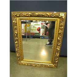 MIRROR WITH GOLD FRAME