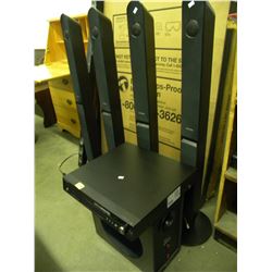 SAMSUNG HOME THEATER SURROUND SOUND WITH SUB & SPEAKERS