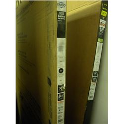 NEW EMCO 100 SERIES SELFSTORING WHITE STORMDOOR WITH CLEAR GLASS/BLACK HANDLE 34X80 UNIVERSAL LEFT/R