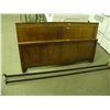 Image 1 : VINTAGE END LEG DOUBLE SIZE HEAD/FOOT AND RAILS