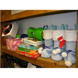 SHELF OF BALLS & KIDS TOYS