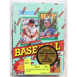 1991 DONRUSS BASEBALL FACTORY SEALED