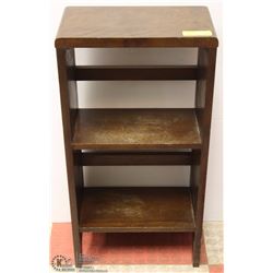 WOODEN DISPLAY SHELF 15 X 8 X 29