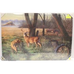 DEER CANVAS PICTURE 36"X24"