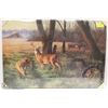Image 1 : DEER CANVAS PICTURE 36"X24"