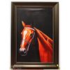 Image 1 : FRAMED CANVAS HORSE PRINT 42 X 30