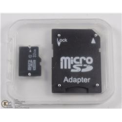 NEW 32GB MICRO SD CARD W/ ADAPTER