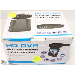 NEW HD PORTABLE DVR W/ 2.5" TFT LCD SCREEN