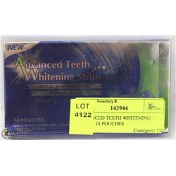 ADVANCED TEETH WHITENING STRIPS  14 POUCHES