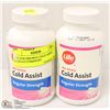Image 1 : LOT OF 2 LIFE NON DROWSY COLD ASSIST REGULAR