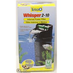 TERRA WHISPER 2-10 INTERNAL POWER FILTER FOR