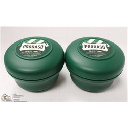 LOT OF 2 SHAVING SOAP IN A BOWL (150ml EACH)