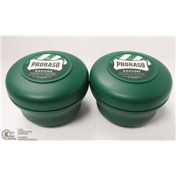 LOT OF 2 SHAVING SOAP IN A BOWL (150ml EACH)