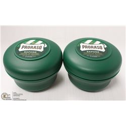 LOT OF 2 SHAVING SOAP IN A BOWL (150ml EACH)