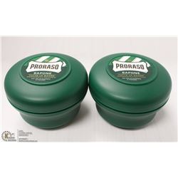 LOT OF 2 SHAVING SOAP IN A BOWL (150ml EACH)
