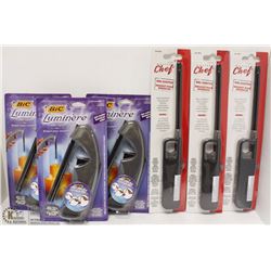 LOT OF 6 NEW BARBECUE, CANDLE, FIRESTARTER