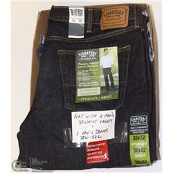 FLAT W/ MENS 38 WAIST SHORTS & 1 LEVI JEANS 38X32