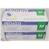 Image 1 : LOT OF 2 BOXES OF INDIGO POWDER FREE GLOVES SZ MD