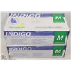 Image 1 : LOT OF 2 BOXES OF INDIGO POWDER FREE GLOVES SZ MD