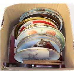 BOX OF 14 ASSORTED COLLECTOR PLATES