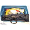 Image 1 : TOTE W/ ROAD SIDE HAZARD KIT, EXTENSION CORDS,