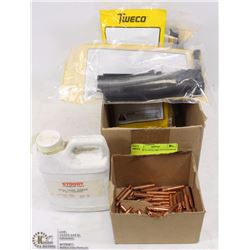 BOX OF PLASTIC MIG GUN HANDLES