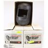 Image 1 : LOT OF 3 JACKSON WELDING HELMET WITH NO GLASS