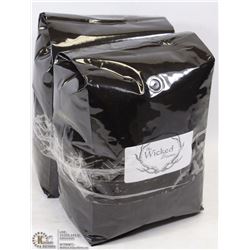 2 BAGS OF 5LB WICKED COFFEE BEANS