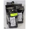 Image 1 : LOT OF FIVE 1LB WICKED COFFEE BEANS