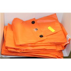 LOT OF 5 RAN PRO ORANGE BIBS